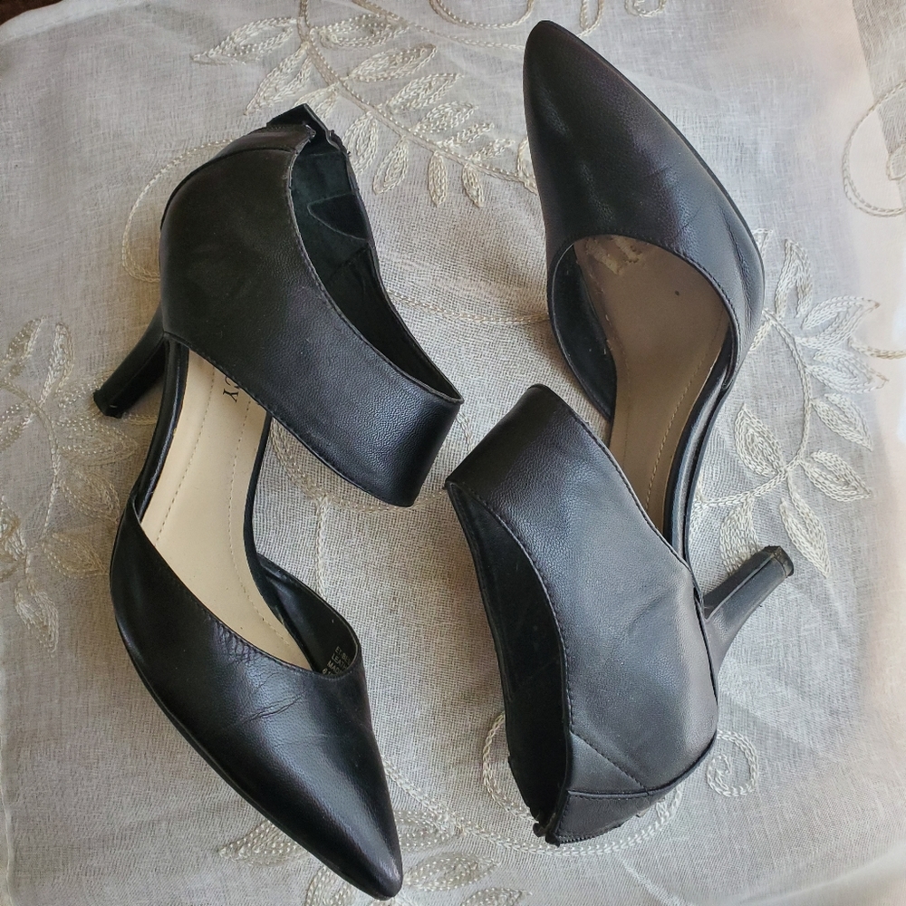 Ellen Tracy Heel Pumps, Black, Short heels, 6.5